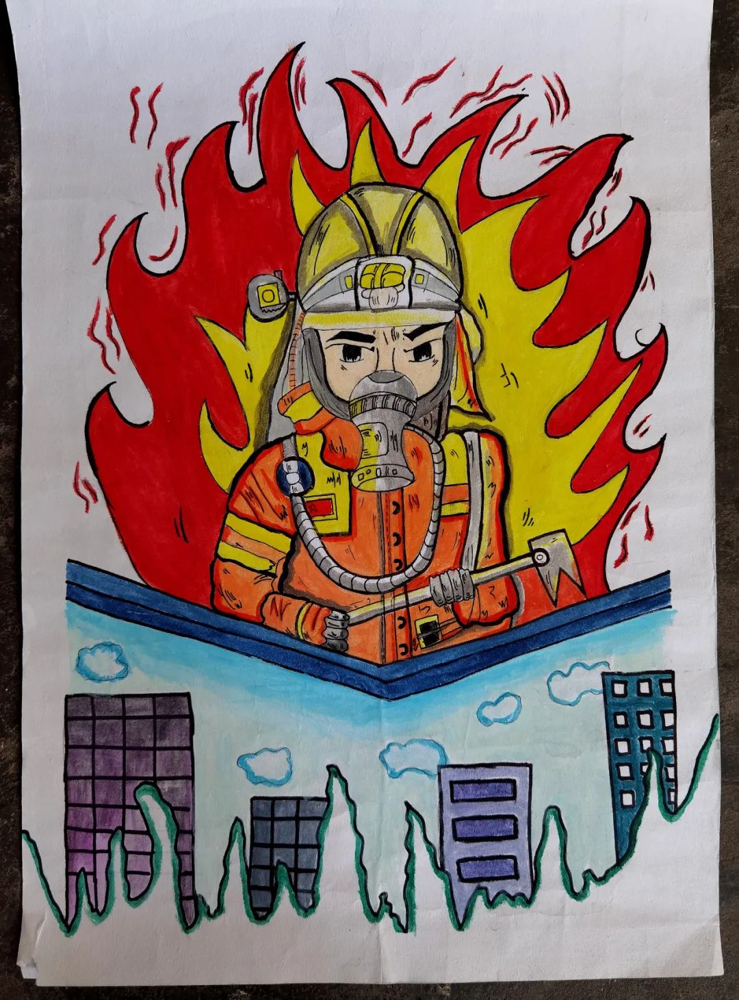 以感恩为主题的儿童画一等奖（10张）-图6