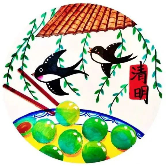 2022年清明节儿童画图片（7张）-图1