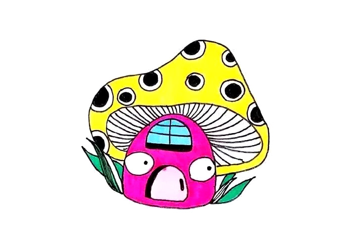 梦幻小房子简笔画图片（8张）-图1