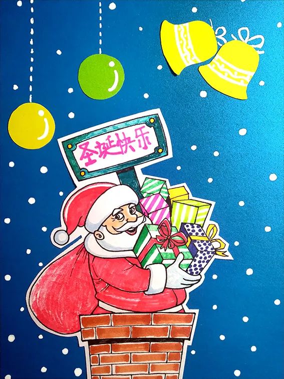 圣诞主题人物画—圣诞老人