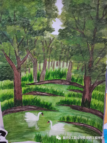 10张绿色家园环保主题绘画-图7