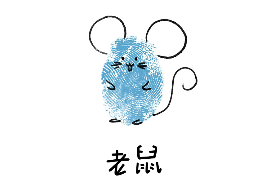 简单可爱的小动物手指印画（10张）-图8