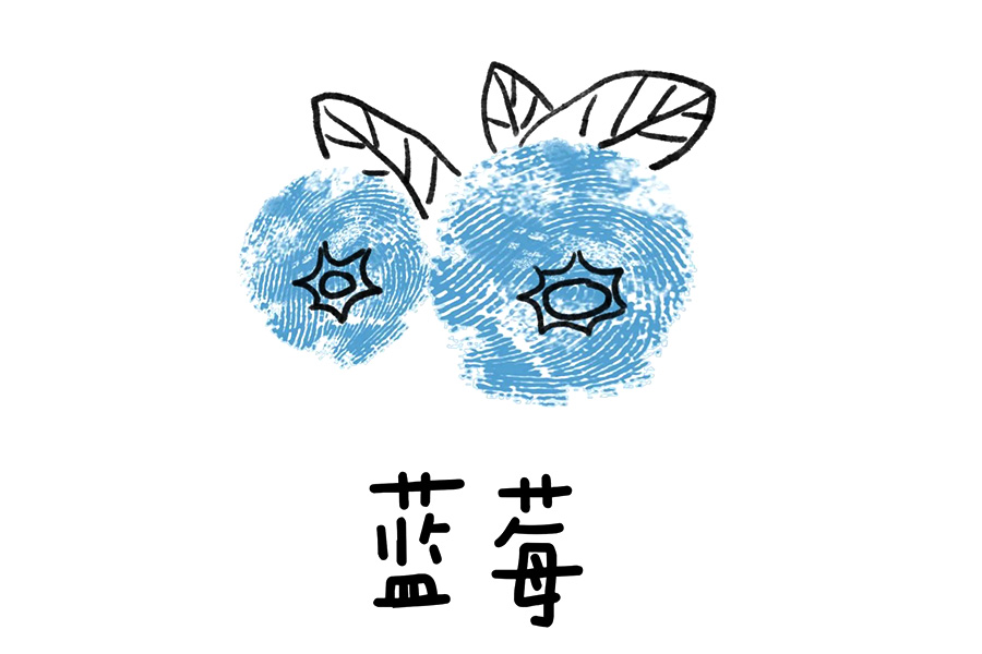 五张水果手指画图片简单又可爱-图4