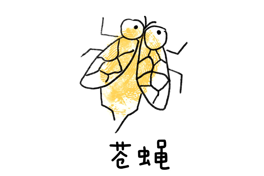 简单易学的昆虫手指画图片（10张）-图4