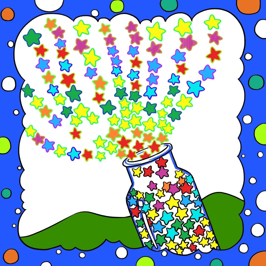 释放星光创意儿童画优秀作品