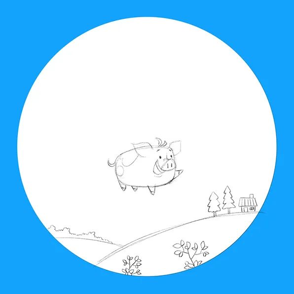 步骤2：继续补充完善草图。