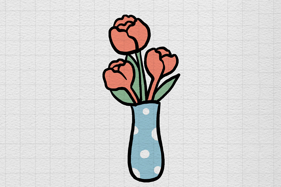 7张可爱的手账绘画简笔画-图1