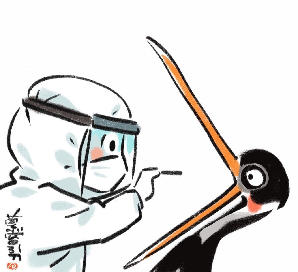 采核酸趣味儿童画9张-图3