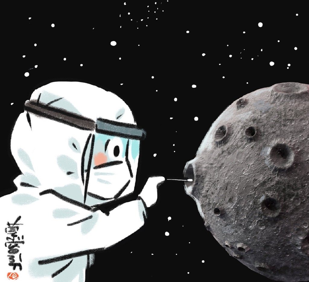 采核酸趣味儿童画9张-图9