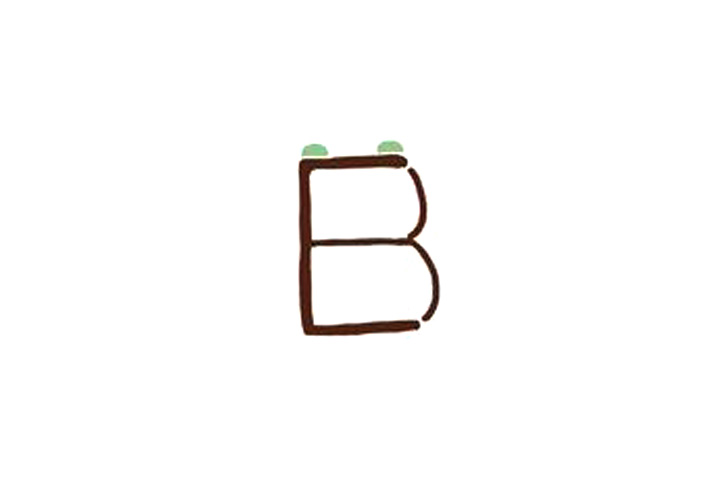 字母简笔画之E画大熊猫-图3