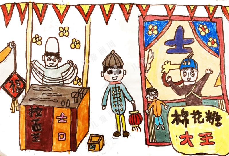 家乡小吃儿童创意作品