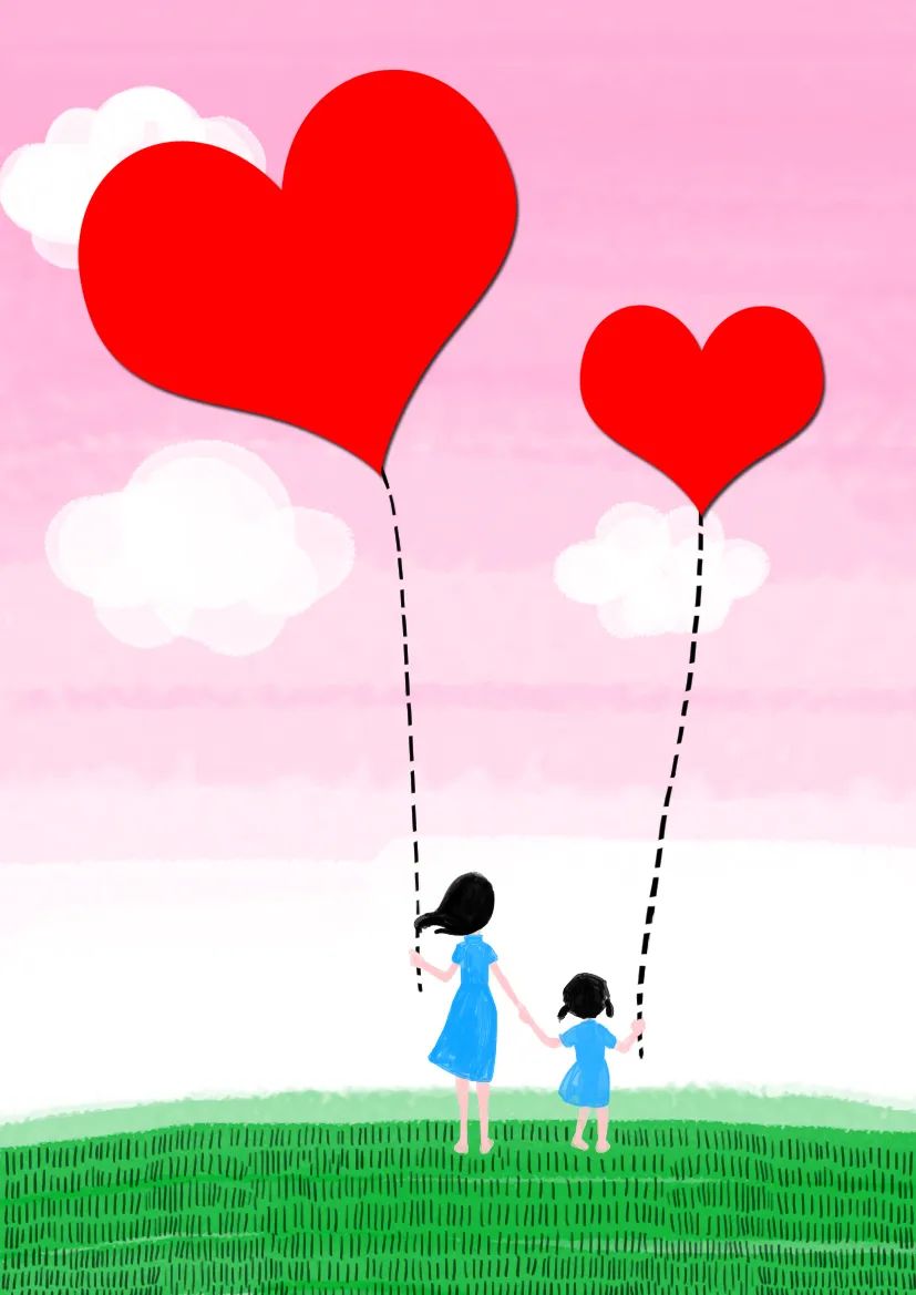 步骤3：画出画面中的人物，补充草地的细节，增强画面的质感。