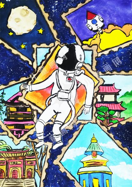 时空记忆儿童画