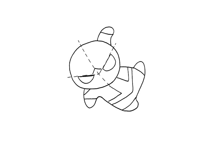 简单四步画出可爱蜘蛛侠-图3