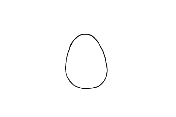 父亲节主题简笔画企鹅爸爸和小企鹅的画法步骤-图1