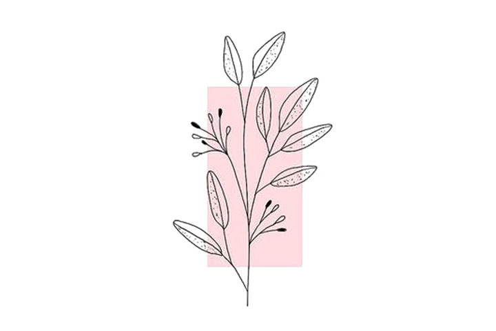 植物花草简笔画12种漂亮的小草简笔画图片-图2