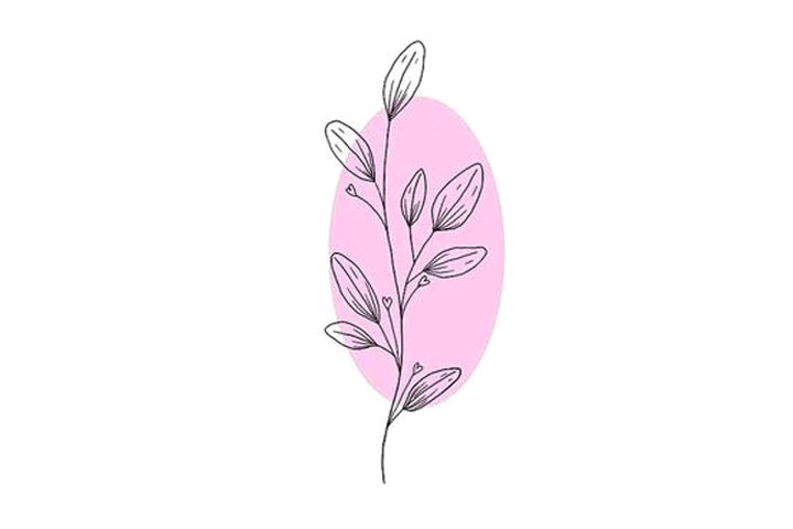 植物花草简笔画12种漂亮的小草简笔画图片-图3