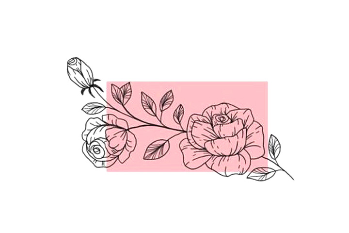 植物花草简笔画10种漂亮的小花简笔画-图1