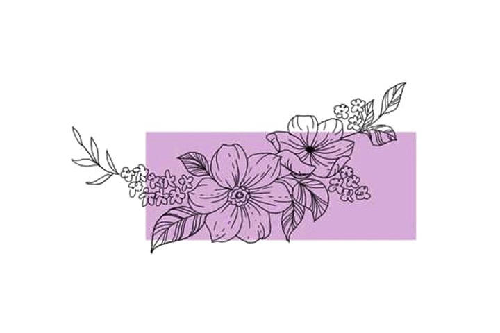 植物花草简笔画10种漂亮的小花简笔画-图2