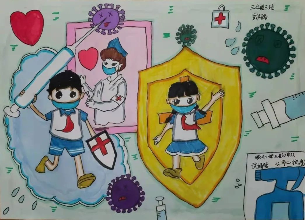 步骤7：《童心抗疫》