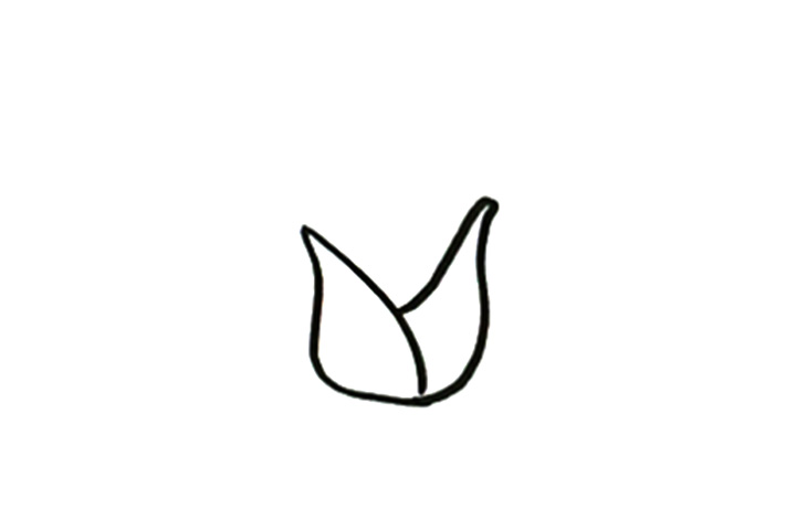 可爱卡通玉米简笔画画法步骤-图1