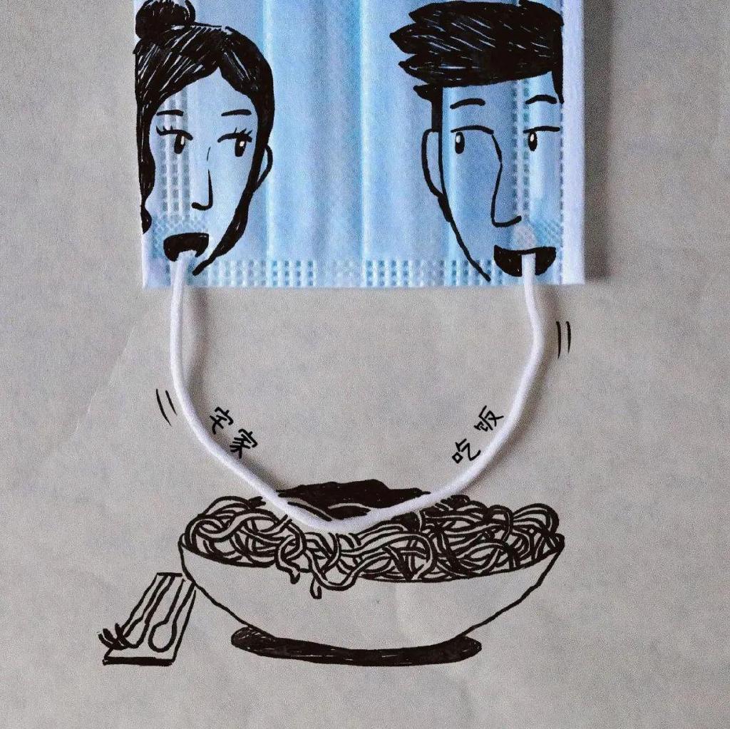 6岁萌娃和超级奶爸的口罩创意画太暖太可爱！-图7