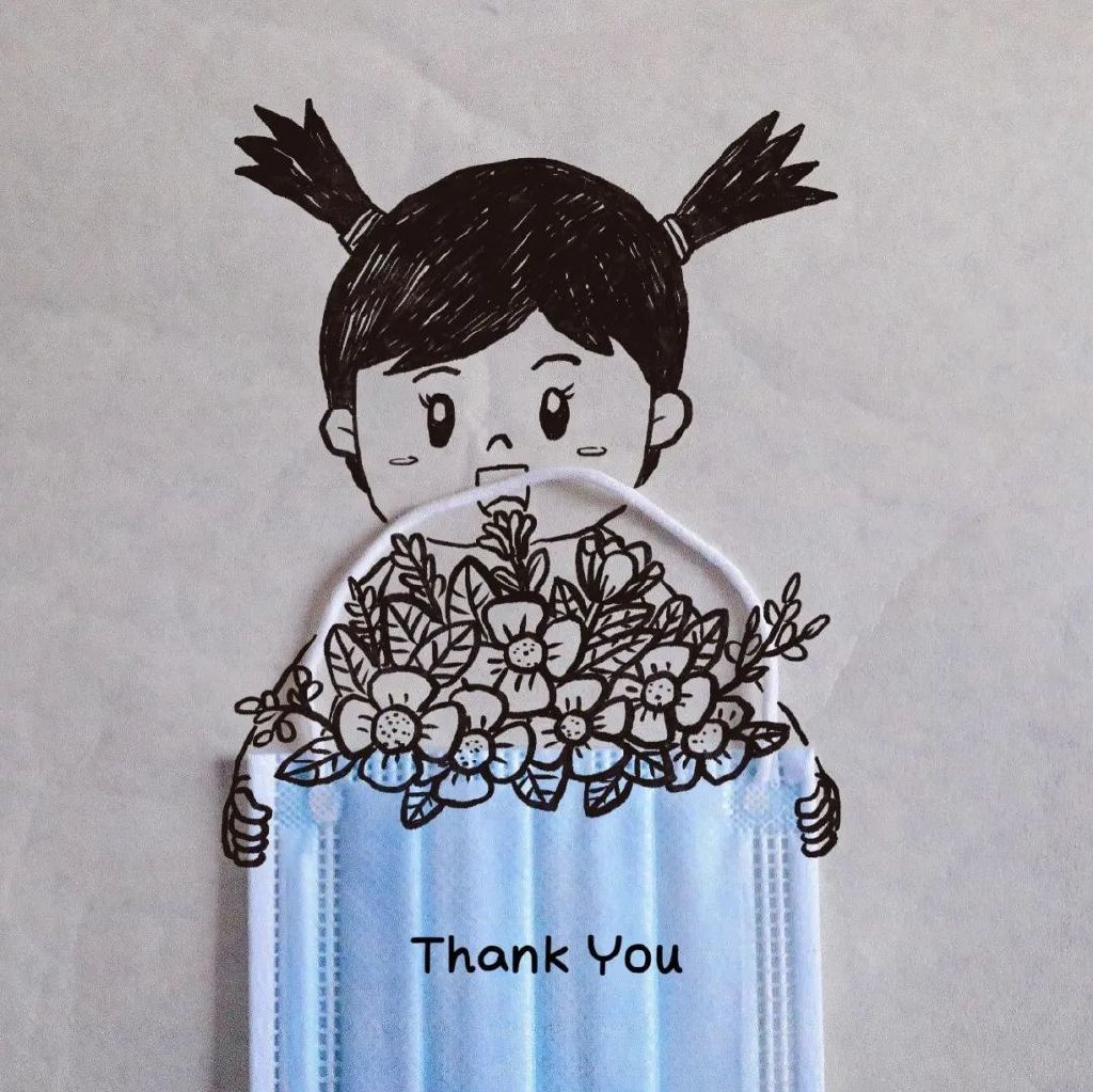 6岁萌娃和超级奶爸的口罩创意画太暖太可爱！-图9