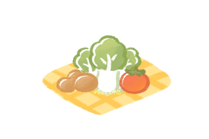 蔬菜盲盒新鲜蔬菜简笔画