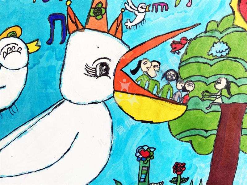 大树的故事创意画