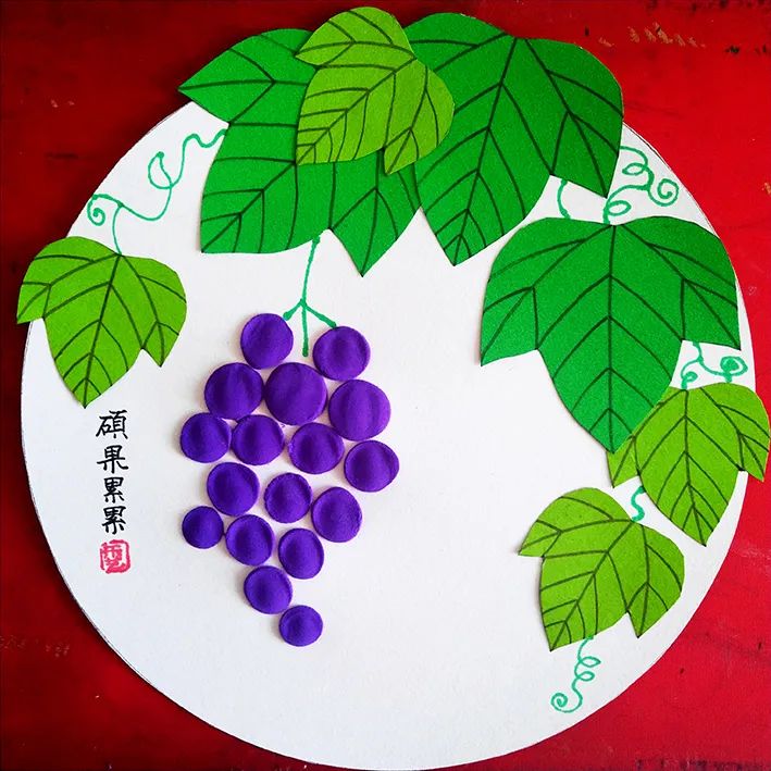 秋天主题儿童画—硕果累累