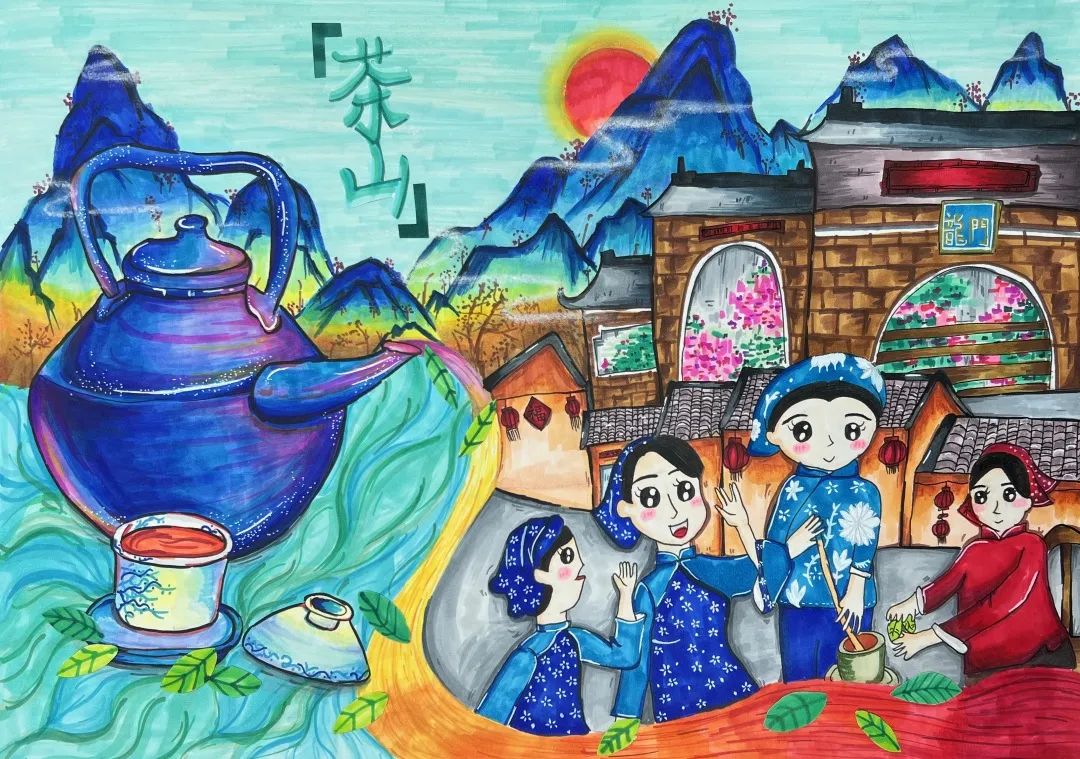 步骤2： 《瓯海.茶山美》