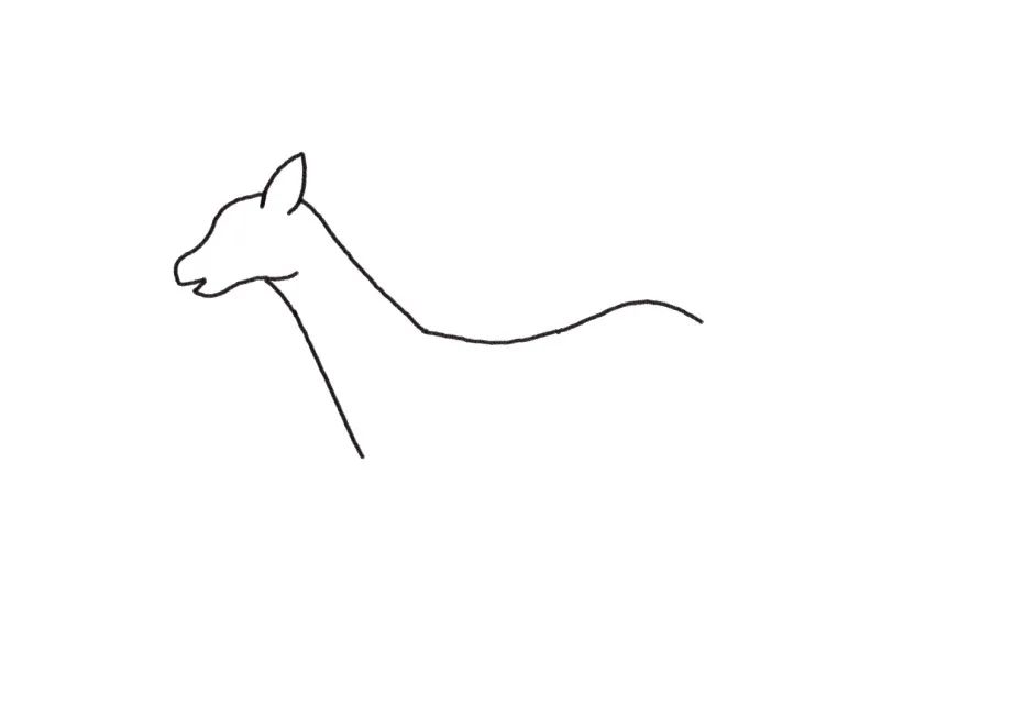 可爱的长颈鹿宝宝怎么画-图1