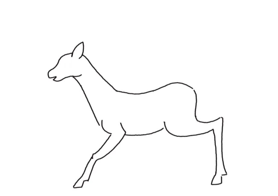 可爱的长颈鹿宝宝怎么画-图2