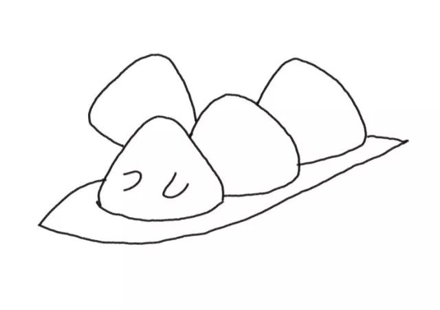 端午节简笔画粽子龙舟队的画法步骤-图3