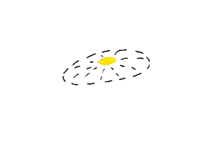 步骤5：菊花画法二步骤图2