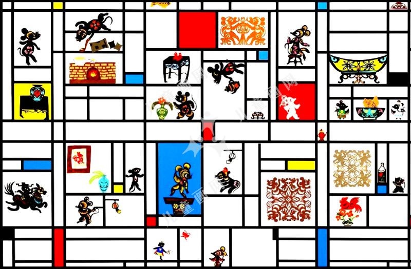 米奇的梦创意儿童绘画