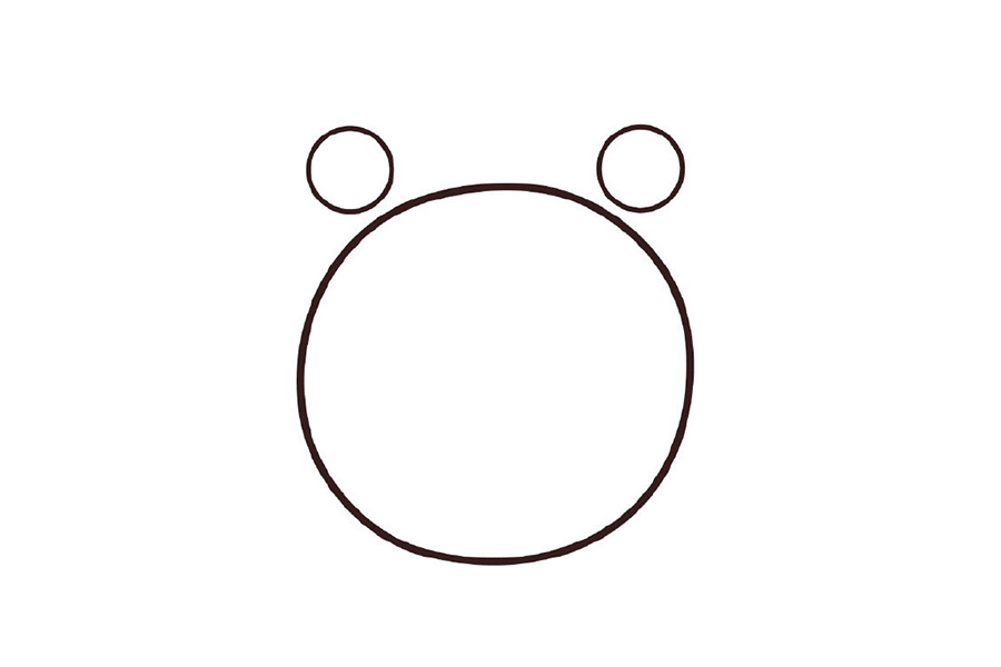 皮卡丘和他的朋友们系列之蚊香蛙简笔画画法步骤-图2