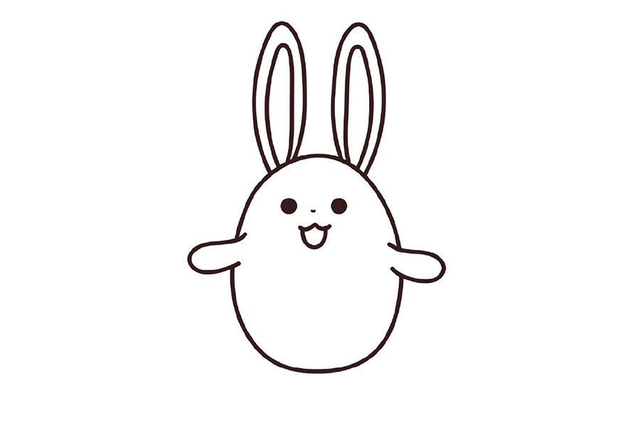 皮卡丘和他的朋友们系列之玛力露丽简笔画画法步骤-图4