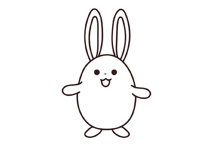 皮卡丘和他的朋友们系列之玛力露丽简笔画画法步骤-图5