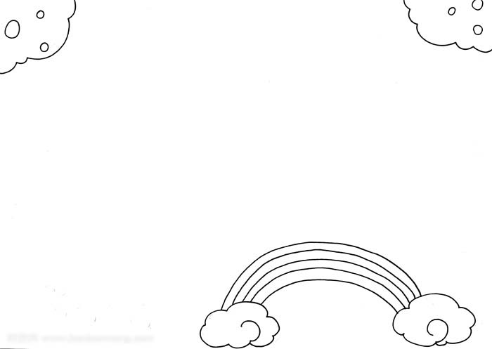 新学期一年级小报怎么画好看-图1