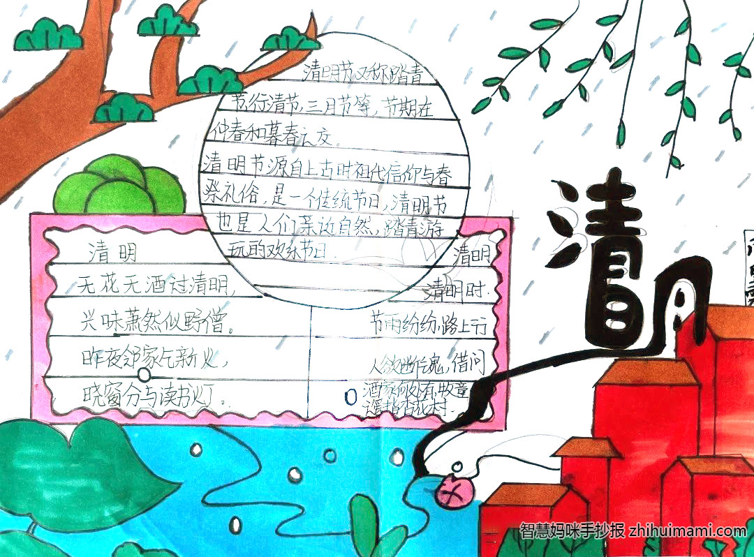 2022清明节缅怀先烈手抄报图片（7张）-图5