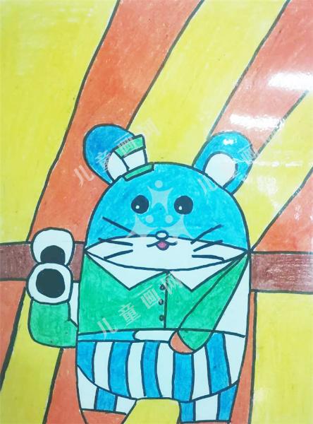 锻炼身体儿童绘画