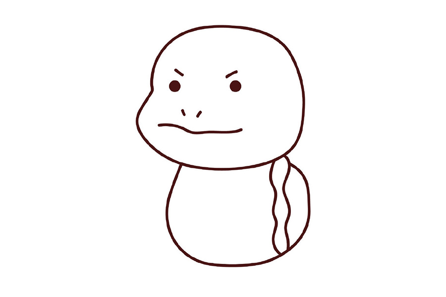 皮卡丘和他的朋友们系列之杰尼龟简笔画画法步骤-图4