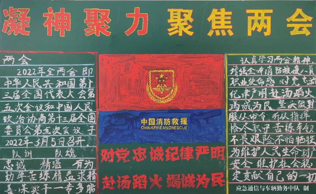 学习两会精神主题黑板报（5张）-图5