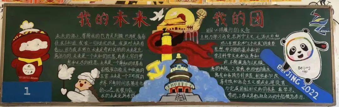 “喜迎二十大，永远跟党走”主题黑板报（12张）-图2