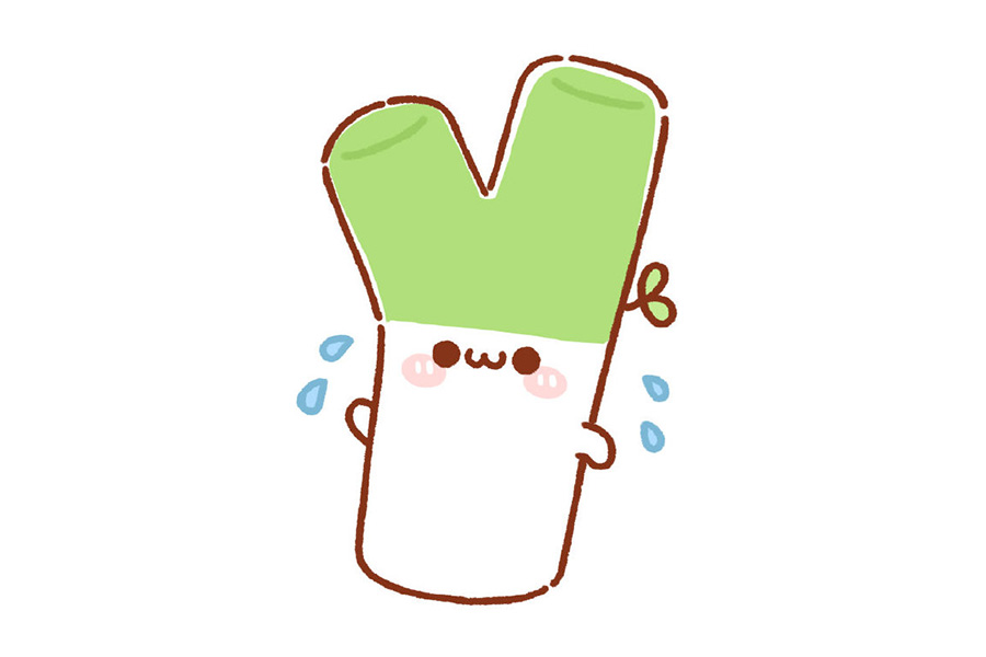 炝锅三杰葱姜蒜简笔画图片-图1