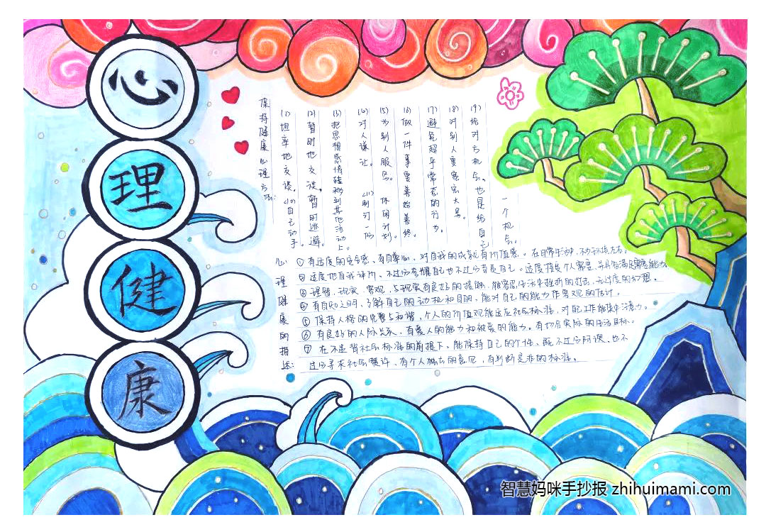 小学生心理健康知识宣传手抄报-图2