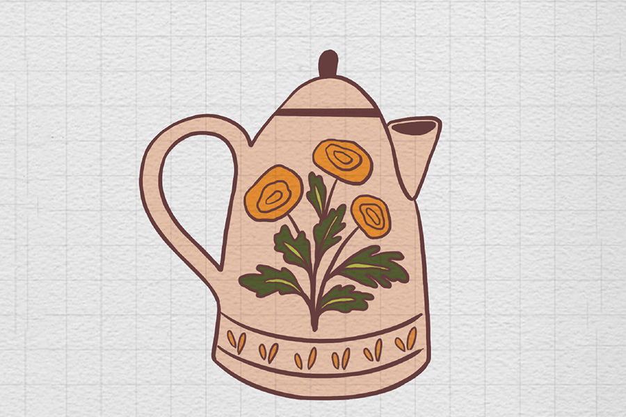 下午茶小物简笔画图片-图2