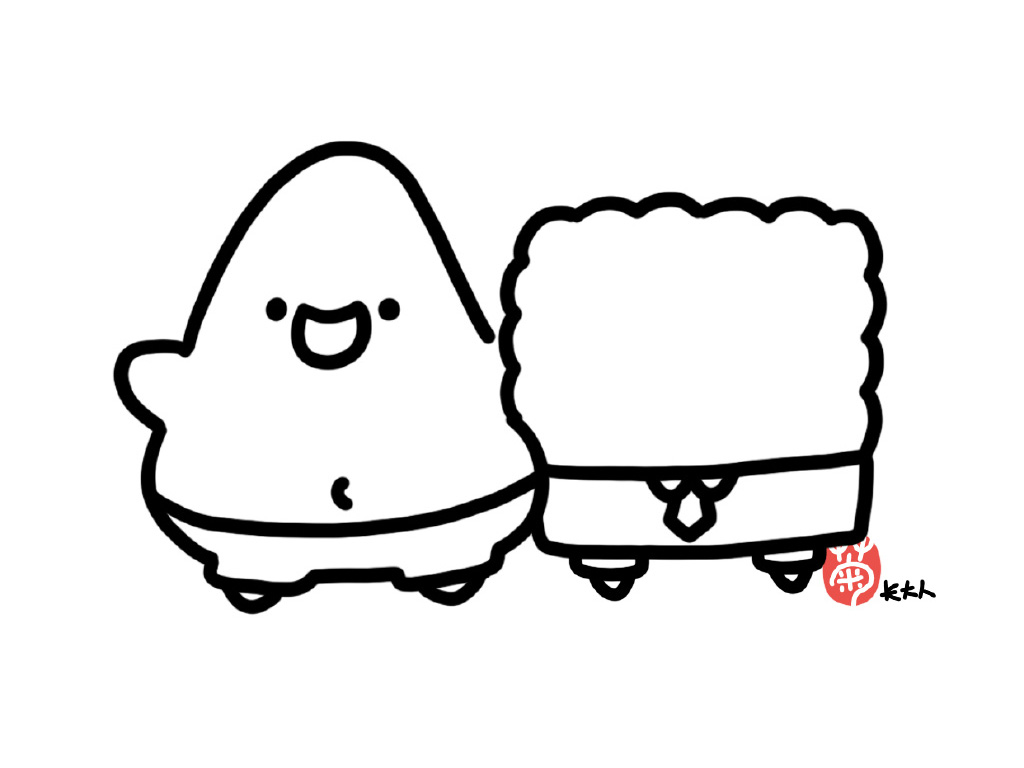 画一对好朋友 可爱的海绵宝宝和派大星-图7