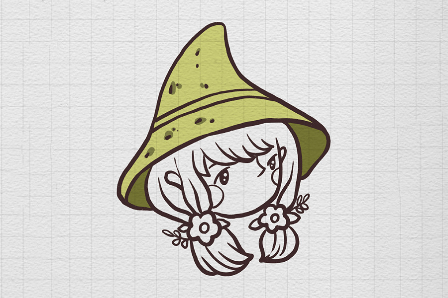 魔法少女简笔画-图7